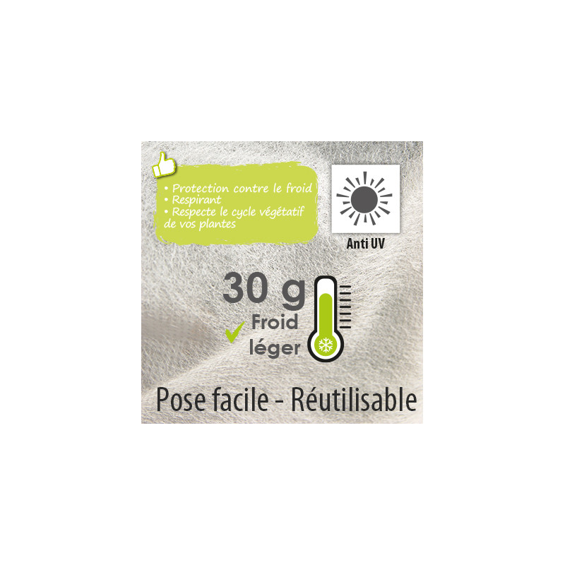 VOILE HIVERNAGE 2X5M de Jardinerie Bordeaux Libourne Gironde dans Protection d'Hiver