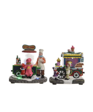 /CAMION NOURRITURE LED MULTI de Luminéo et Décoris - produits de décoration dans 🏘️Villages miniatures