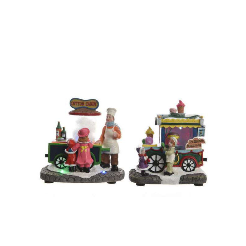 /CAMION NOURRITURE LED MULTI de Luminéo et Décoris - produits de décoration dans 🏘️Villages miniatures