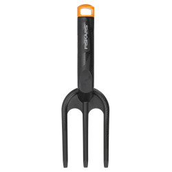 Fourche bi-matière Solid de Fiskars - Outil de jardin dans Rateau pour le jardin