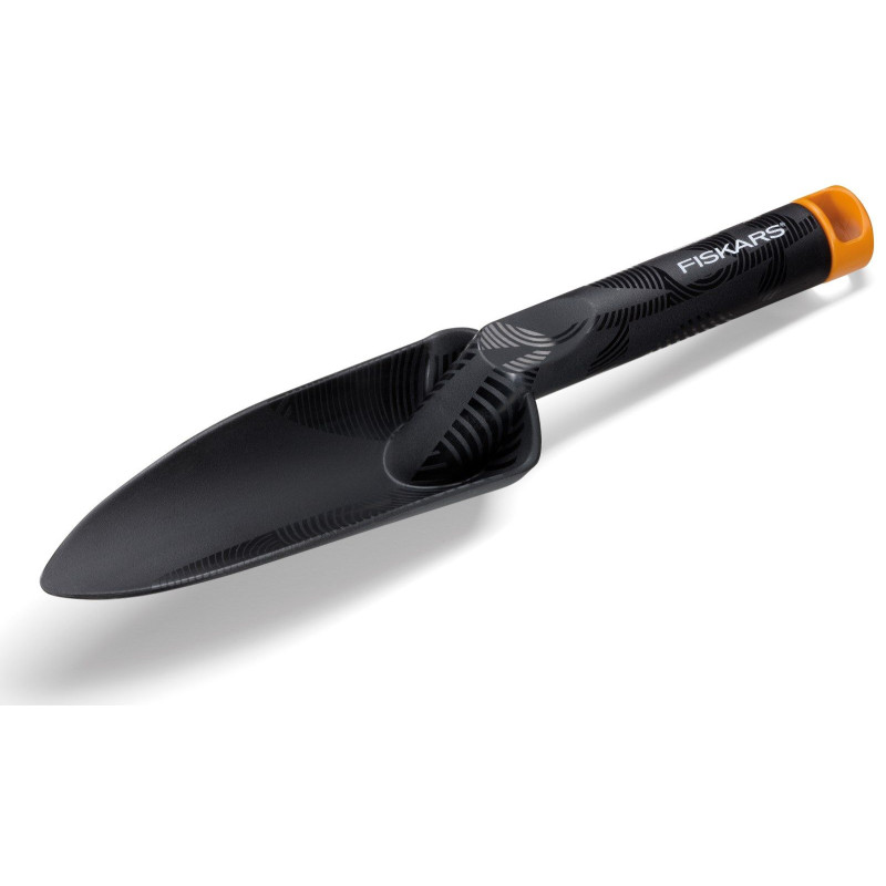 Transplantoir Noir Bi-Matiere Solid Fiskars de Fiskars - Outil de jardin dans Pelle pour le jardin