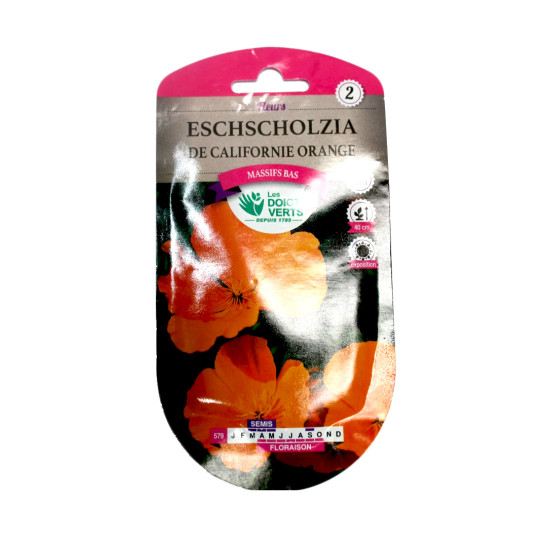 Eschscholtzia De Californie Orange -graines de Les Doigts Verts - graines de Gironde à Bordeaux dans Graines de fleurs en E