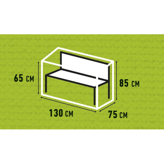 /housse banc 130x75x65 gr de Madison dans Housses meuble de jardin