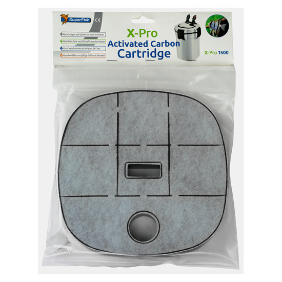X PRO 400 CARTOUCHE CHARBON de Superfish - Aquadistri - accessoires pour aquarium et bassin dans Recharge Superfish Aquadistr...