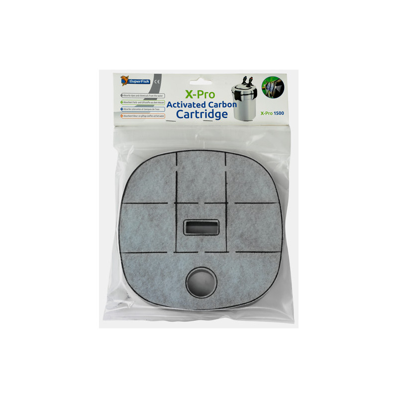 X PRO 400 CARTOUCHE CHARBON de Superfish - Aquadistri - accessoires pour aquarium et bassin dans Recharge Superfish Aquadistr...