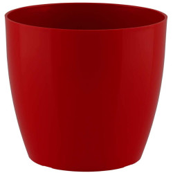 POT SAN REMO 25CM ROUGE FONCÉ - Artevasi de Artevasi - Vases et jardinières Déco dans Pots en plastique