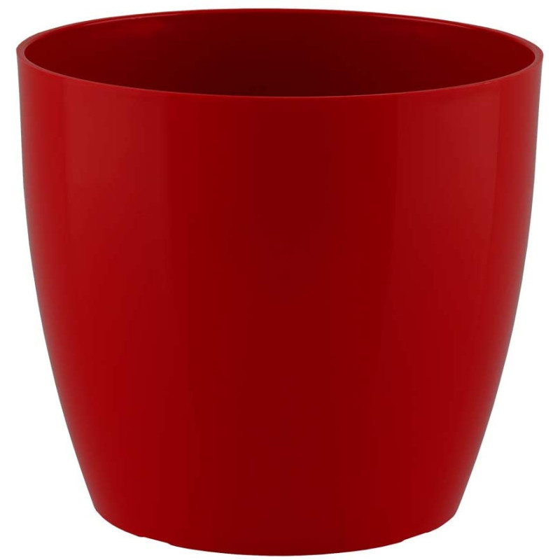 POT SAN REMO 20CM ROUGE FONCÉ - Artevasi de Artevasi - Vases et jardinières Déco dans Pots en plastique