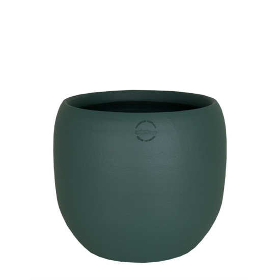 Cache-Pot Cibele 33Cm Vert Foncé de Artevasi - Vases et jardinières Déco dans Cache-pot et pot déco