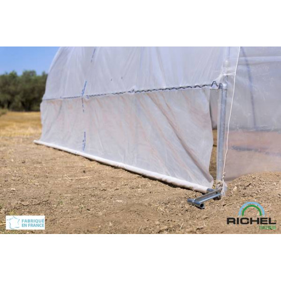 Kit 1 aération latérale longueur 6m de Richel - serres de jardin dans Serre souple