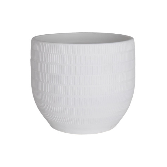 CACHE-POT AURA 25CM BLANC de Artevasi - Vases et jardinières Déco dans Cache-pot et pot déco
