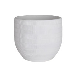 CACHE-POT AURA 29CM BLANC de Artevasi - Vases et jardinières Déco dans Cache-pot et pot déco