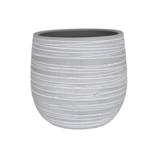 CACHE-POT DÓRIS 25CM GRIS de Artevasi - Vases et jardinières Déco dans Cache-pot et pot déco