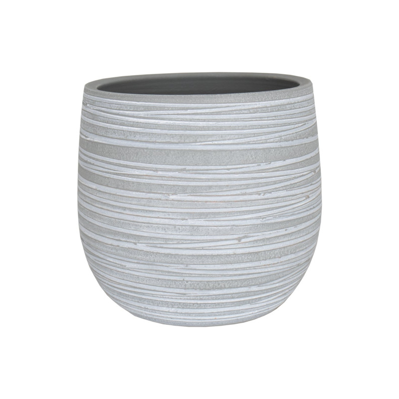CACHE-POT DÓRIS 33CM GRIS de Artevasi - Vases et jardinières Déco dans Cache-pot et pot déco
