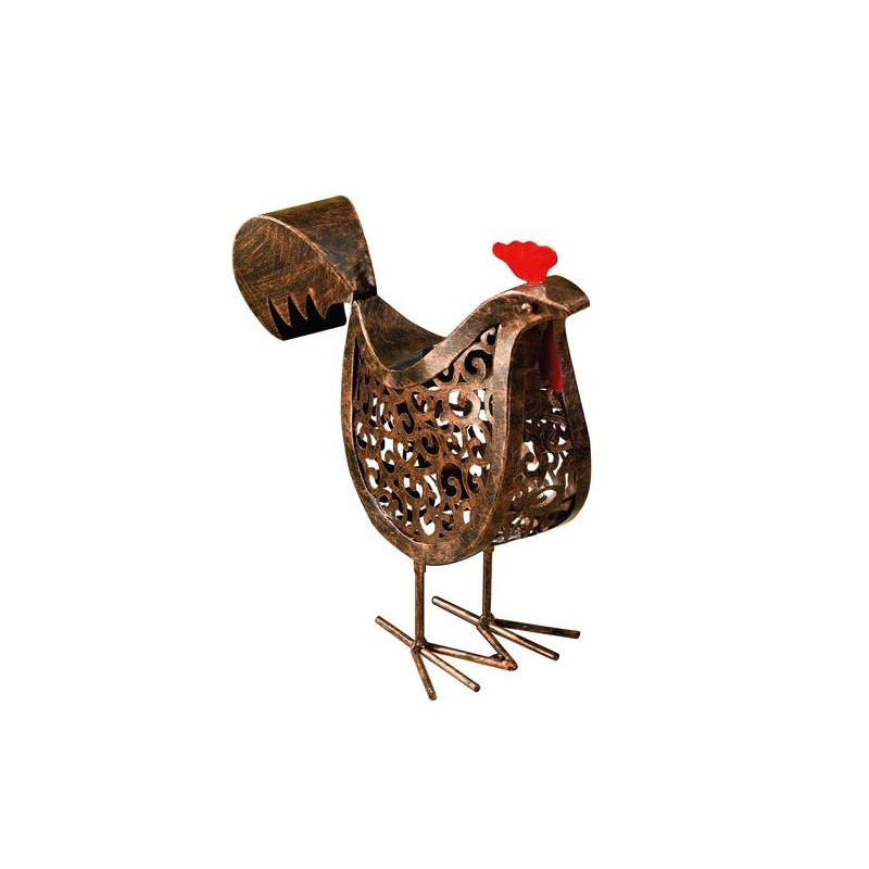 Deco solaire Poule en métal de Smart garden dans Eclairage Solaire de jardin