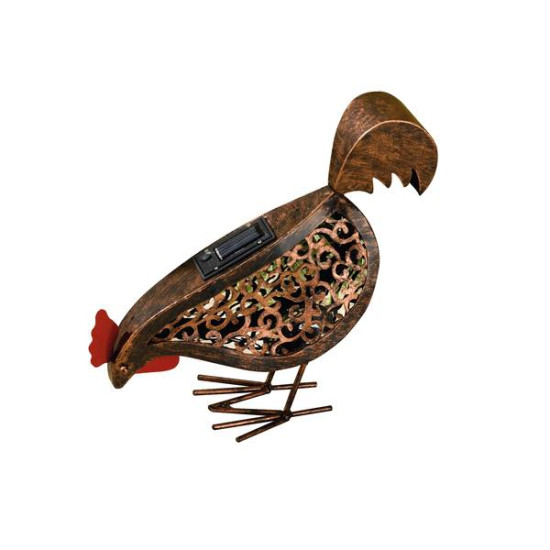 Deco solaire Poule en métal de Smart garden dans Eclairage Solaire de jardin