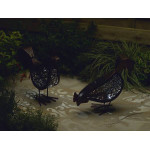 Deco solaire Poule en métal de Smart garden dans Eclairage Solaire de jardin