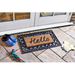 Paillasson Coco Hello 53x23cm pour cadre caout de Smart garden dans Tapis - paillasson - Nappe - Rideau