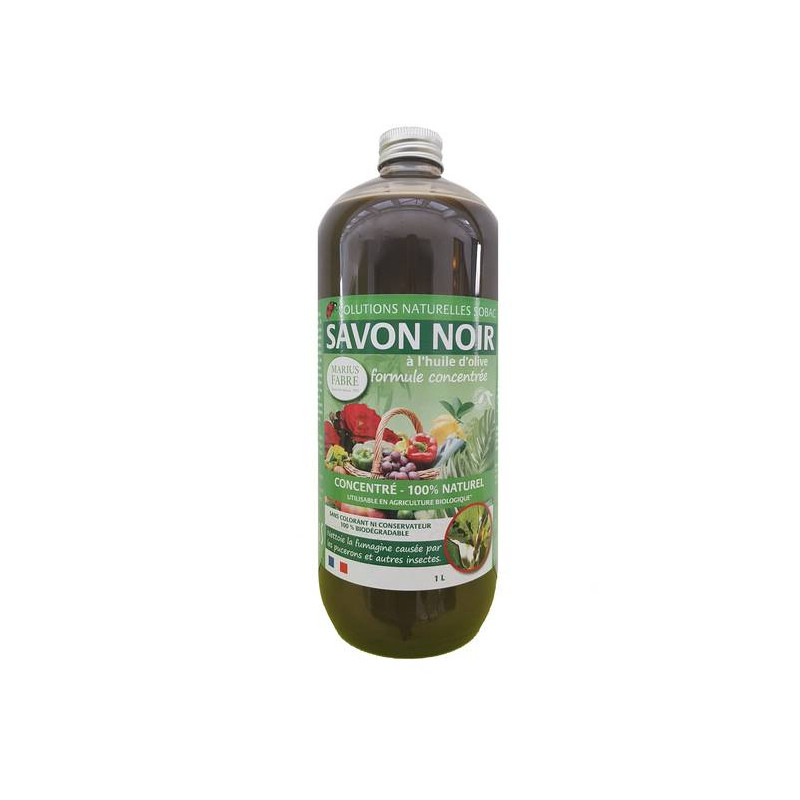 Savon Noir Concentre 1L Pour Le Jardin de Marius Fabre - Savon de Marseille dans Insecticide