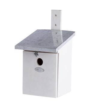 Nichoir mesange charbonniere blanc de Esschert design - deco maison et jardin dans Nichoirs, Mangeoires et accessoires