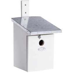 Nichoir mesange charbonniere blanc de Esschert design - deco maison et jardin dans Nichoirs, Mangeoires et accessoires