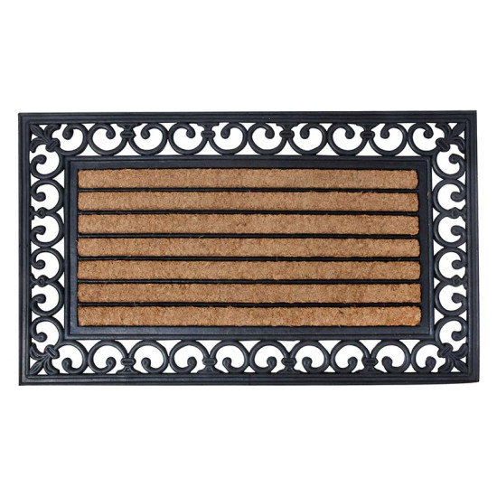 PAILLASSON CAOUT/COCO 75X45 de Esschert design - deco maison et jardin dans Tapis - paillasson - Nappe - Rideau