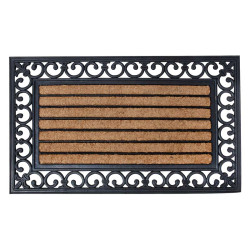 PAILLASSON CAOUT/COCO 75X45 de Esschert design - deco maison et jardin dans Tapis - paillasson - Nappe - Rideau
