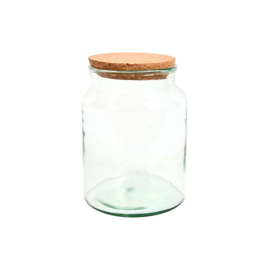Bouteille terrarium semi ouverte S de Esschert design - deco maison et jardin dans Bouteille terrarium