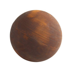 SPHERE PLEINE METAL ROUILLE 40CM de Chamorin - Déco pour le jardin dans Statue pour le jardin