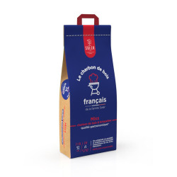 Mix Charbon De Bois & Briquettes 8 Kg Soler de Jardinerie Bordeaux Libourne Gironde dans Charbon, sarments et bois