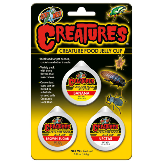 3 GELEES NOURRITURE POUR GRILLONS de Zoomed - Accessoires reptiles dans Nourriture reptile