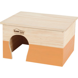 MAISON BOIS HOME C RECT XL COR de Zolux - Produit pour animaux dans Maison pour rongeurs