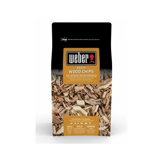 Boîte bois fumage hêtre 0.7kg de Weber- BBQ à charbon, à gaz et électriques dans Charbon, sarments et bois