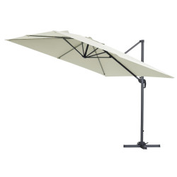 PARASOL DEPORTE 3x3/8 NH20 ECRU de Proloisirs - Océo - table et fauteuil et mobilier de jardin dans 🏖️ Parasol pour l'exterieur