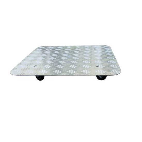 Support a roulettes Alu 40x40cm de Jardinerie Bordeaux Libourne Gironde dans selette - porte-plantes - roule pot