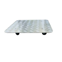Support a roulettes Alu 40x40cm de Jardinerie Bordeaux Libourne Gironde dans selette - porte-plantes - roule pot