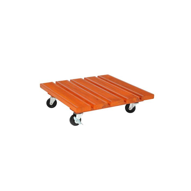roul'bac 40X40CM MERISIER de Jardinerie Bordeaux Libourne Gironde dans selette - porte-plantes - roule pot