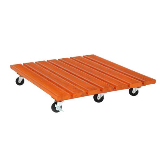ROUL'BAC 60X60CM MERISIER de Jardinerie Bordeaux Libourne Gironde dans selette - porte-plantes - roule pot