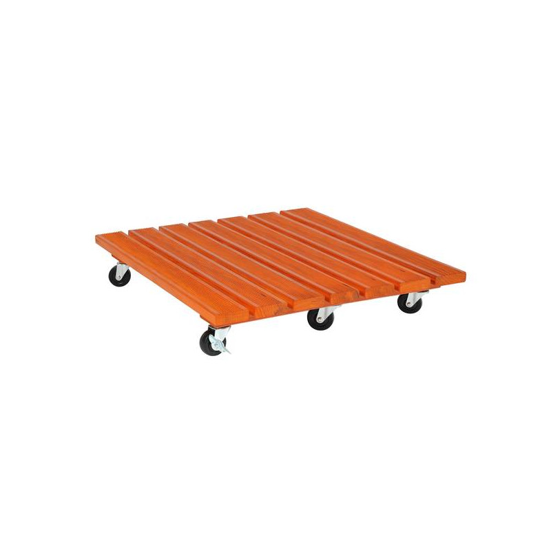 ROUL'BAC 60X60CM MERISIER de Jardinerie Bordeaux Libourne Gironde dans selette - porte-plantes - roule pot