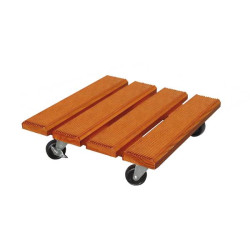 roul'bac 30X30CM MERISIER de Jardinerie Bordeaux Libourne Gironde dans selette - porte-plantes - roule pot