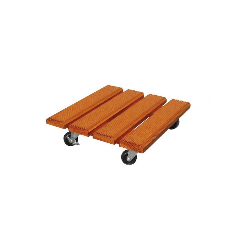 roul'bac 30X30CM MERISIER de Jardinerie Bordeaux Libourne Gironde dans selette - porte-plantes - roule pot