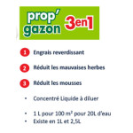 PROP'GAZON CONTRE mauvaises herbes 1L de Clairland - Desherbant dans Désherbant pour le gazon