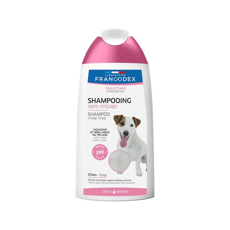 LOTION SANS RINCAGE 250ML de Francodex - anti puce et soin pour chien et chat dans Shampooing pour chien