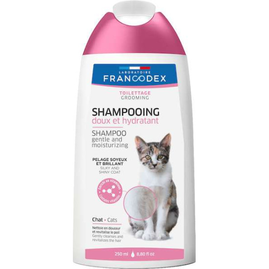 SHAM DOUX ET HYDRATANT POUR CHAT 250M de Francodex - anti puce et soin pour chien et chat dans Hygiene pour chats