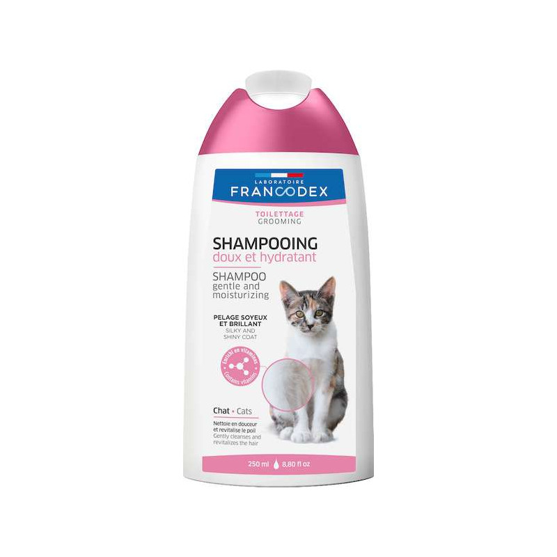 SHAM DOUX ET HYDRATANT POUR CHAT 250M de Francodex - anti puce et soin pour chien et chat dans Hygiene pour chats