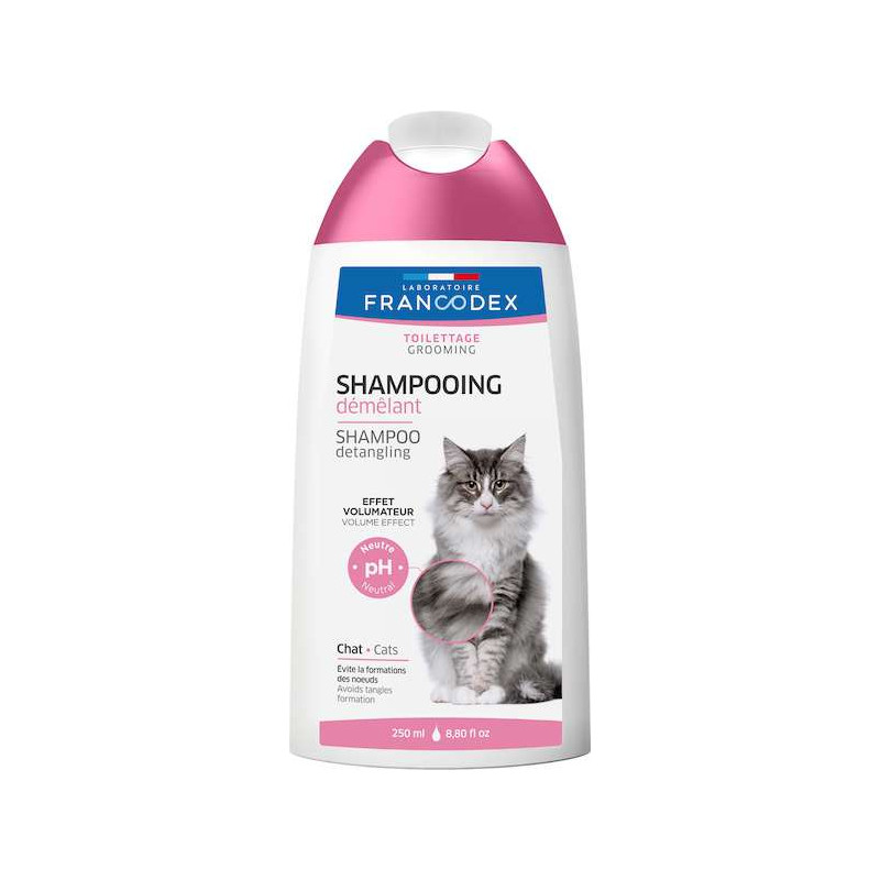 SHAMPOOING DEMELANT POUR CHAT 250ML de Francodex - anti puce et soin pour chien et chat dans Hygiene pour chats