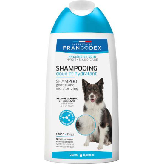 SHAMPOOING DOUX ET HYDRATANT 250ML de Francodex - anti puce et soin pour chien et chat dans Shampooing pour chien