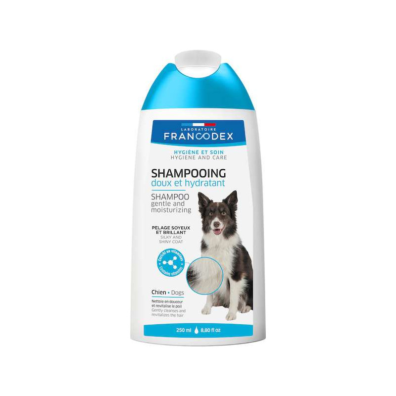 SHAMPOOING DOUX ET HYDRATANT 250ML de Francodex - anti puce et soin pour chien et chat dans Shampooing pour chien