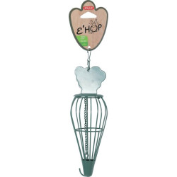 /Ratelier Foin Ehop Carotte Vert de Zolux - Produit pour animaux dans Accessoires pour rongeurs