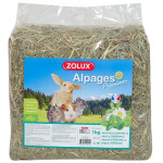 FOIN ALPAGES PREMIUM MENTHE/CAMOMILLE 1KG de Zolux - Produit pour animaux dans Nourriture pour rongeurs