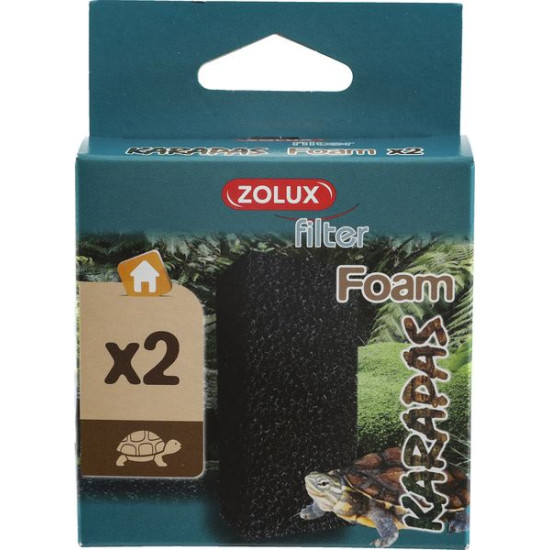 FILTER FOAM KARAPAS X2 de Zolux - Produit pour animaux dans Accessoires pour reptiles
